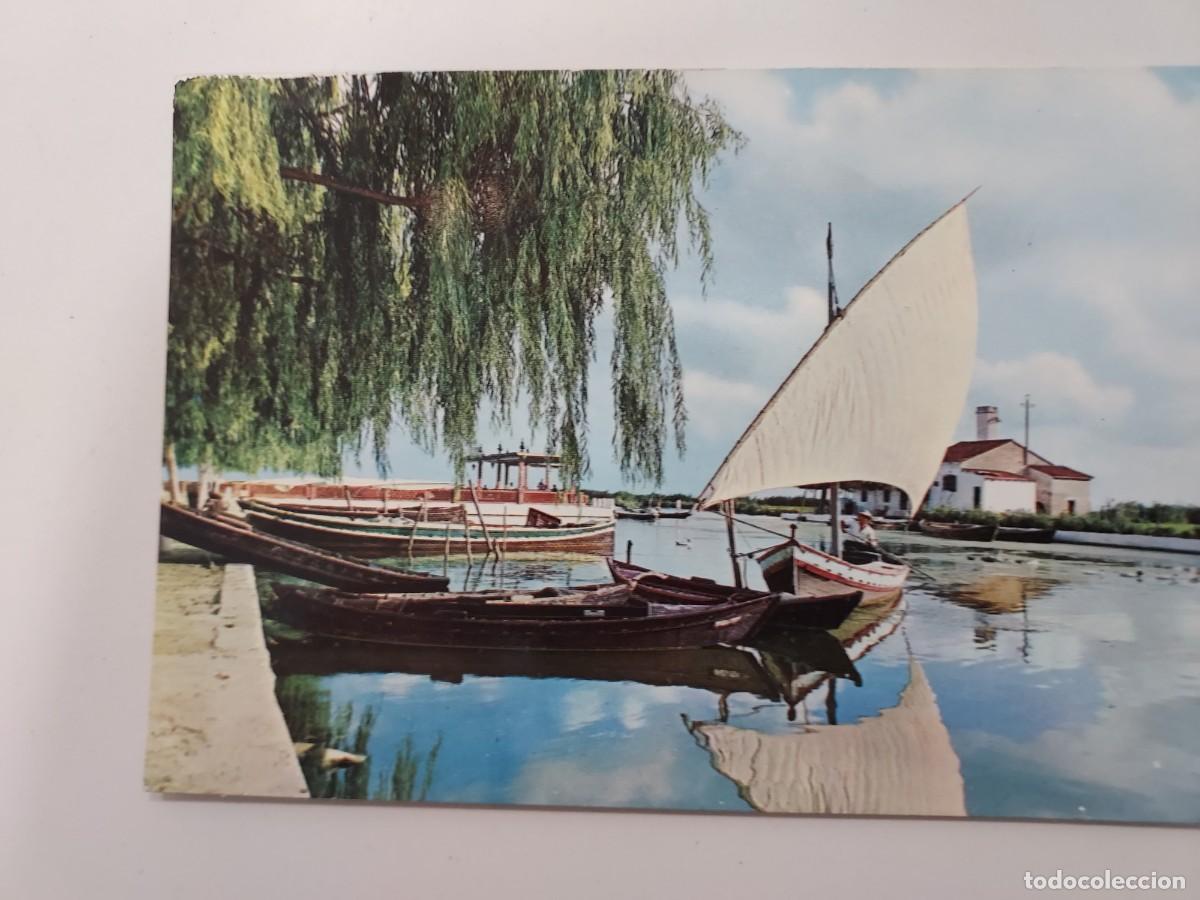 Postales: POSTAL VALENCIA EL SALER EMBARCADERO. 1960. SIN CIRCULAR. EDICIONES MARCHAL