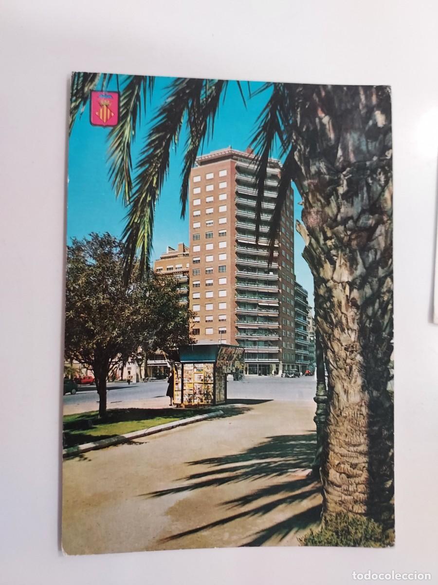 Postales: POSTAL VALENCIA AVENIDA JACINTO BENAVENTE EDIFICIO TORRE VALENCIA. 1961. CIRCULADA. KIOSKO PRENSA
