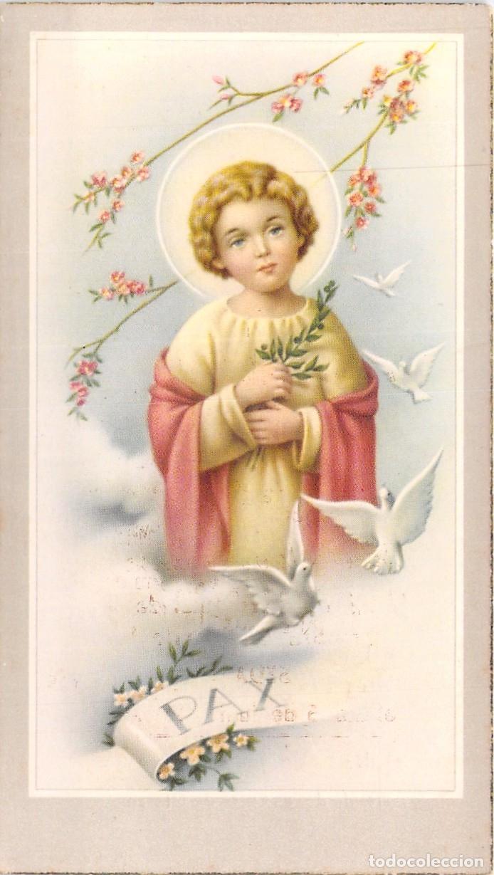 Postales: Estampa de Primera Comuni&oacute;n Ni&ntilde;o Jes&uacute;s Sedav&iacute; Valencia