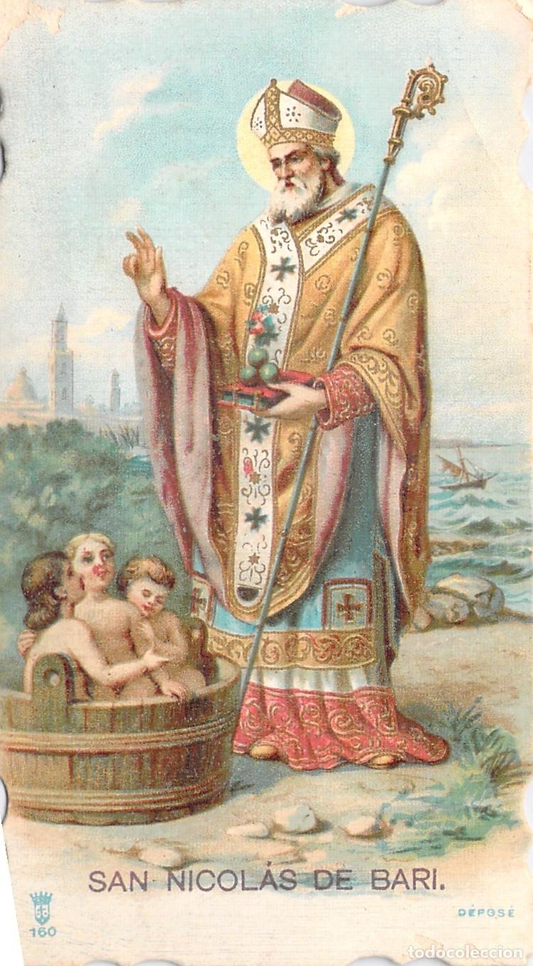 Postales: Estampa de San Nicol&aacute;s de Bari, Recuerdo de la Iglesia Parroquial de Mislata