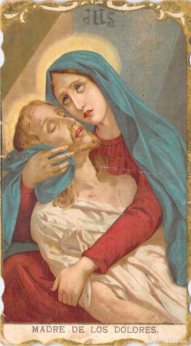 Postales: Estampa Religiosa de la Virgen de los Dolores de Mislata