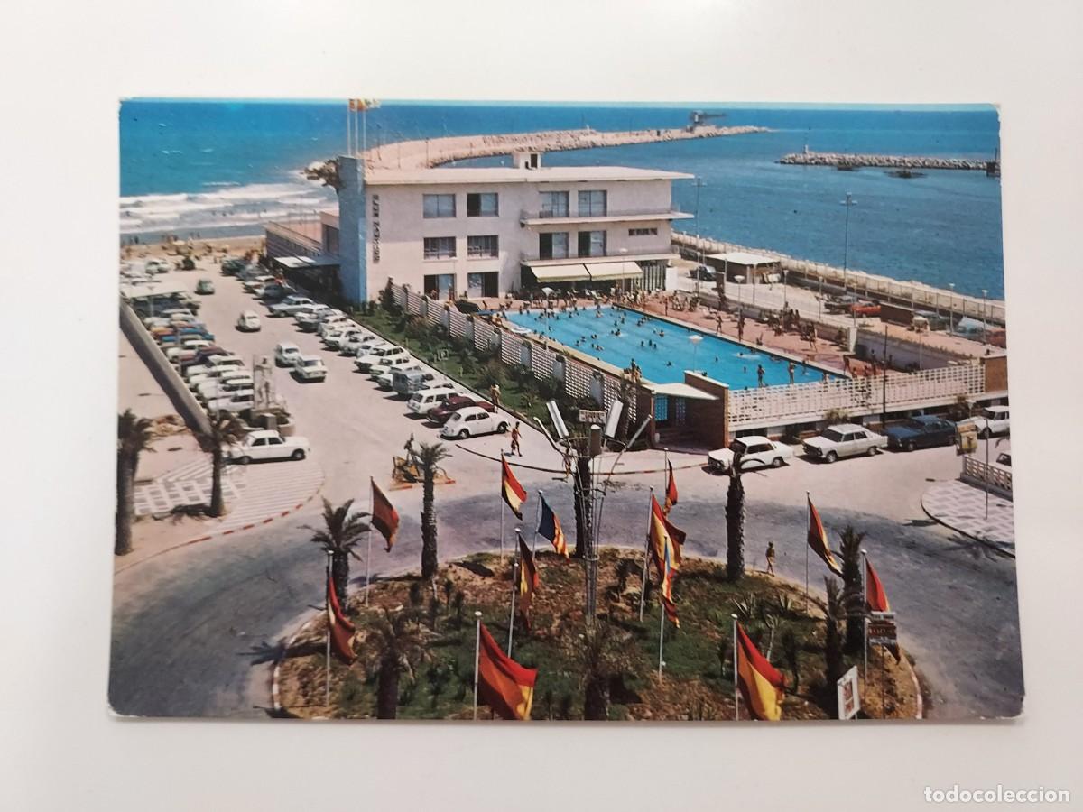 Postales: POSTAL GANDIA PLAYA CLUB NAUTICO PUERTO. 1970. ESCRITA. VALENCIA