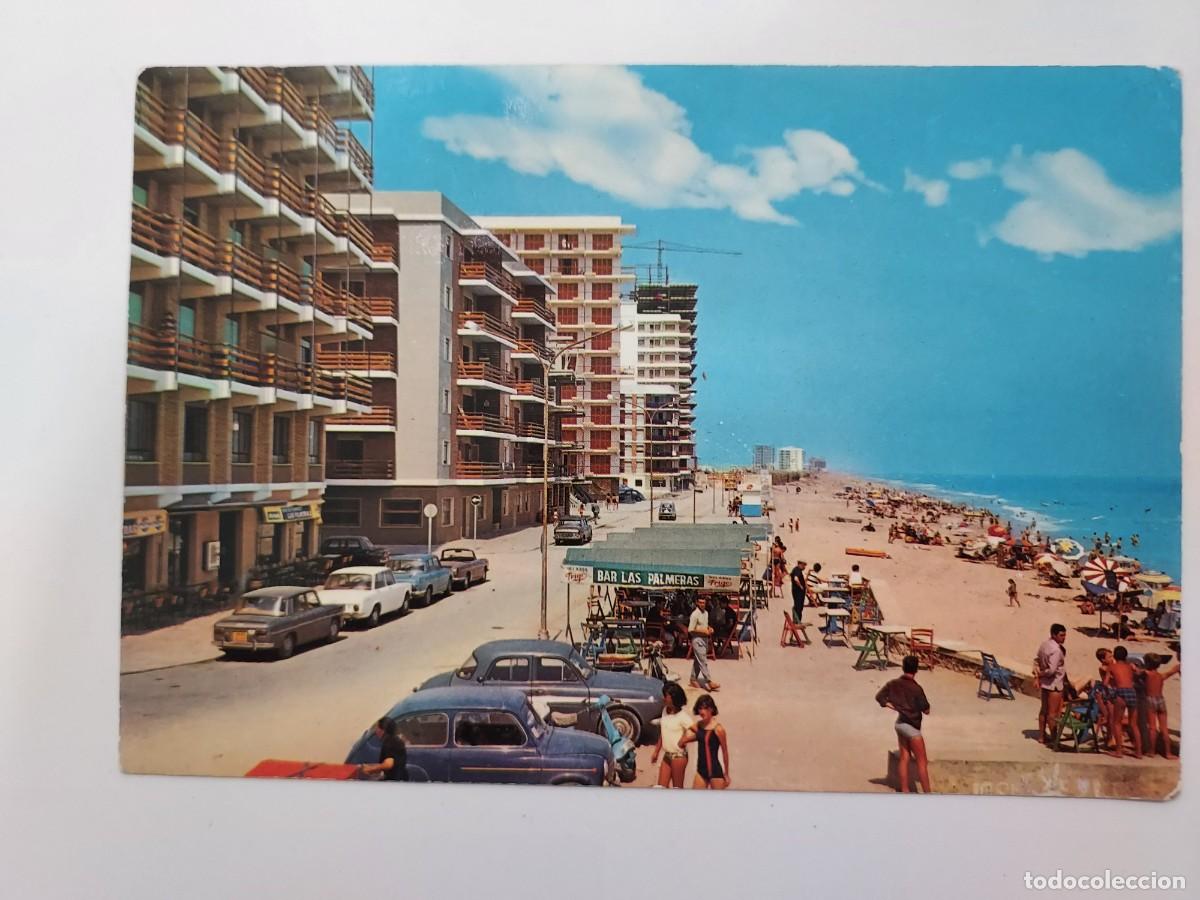 Postales: POSTAL PALMERETAS PLAYA. 1967. SIN CIRCULAR. VALENCIA. CHIRINGUITO BAR LAS PALMERAS