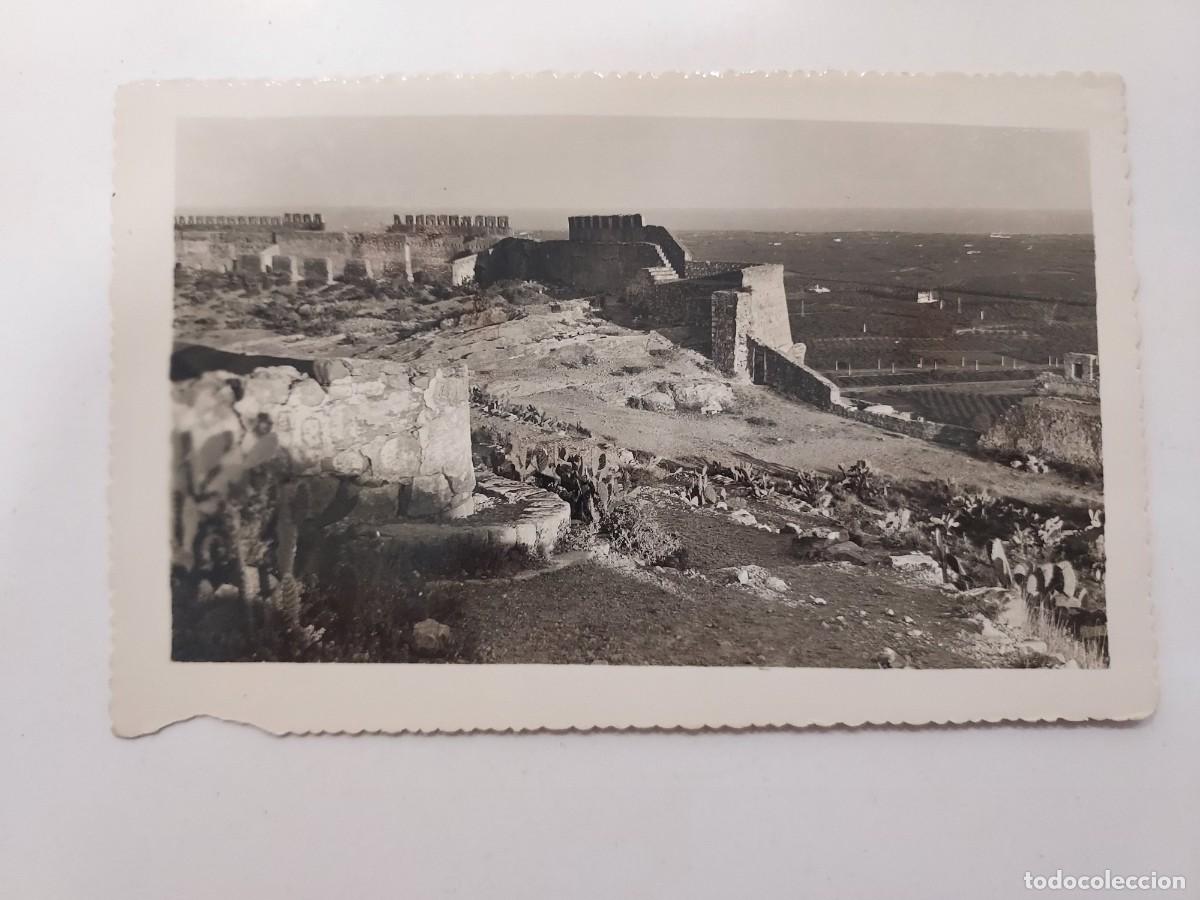 Postales: POSTAL SAGUNTO VISTA PARCIAL DEL CASTILLO. A&Ntilde;OS 1940. SIN CIRCULAR. VALENCIA. PAPELERIA PELLICER