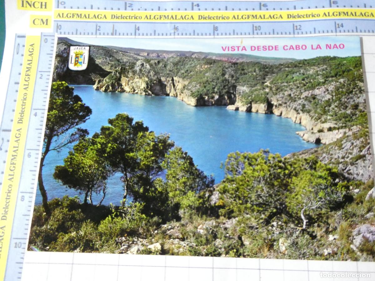 Postales: POSTAL DE ALICANTE. A&Ntilde;O 1969. JAVEA VISTA DESDE EL CABO LA NAO 1 GALIANA. 2647