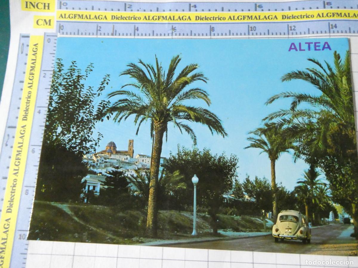 Postales: POSTAL DE ALICANTE. ALTEA VISTA PARCIAL VOLKSWAGEN ESCARABAJO 3 GALIANA. 2649