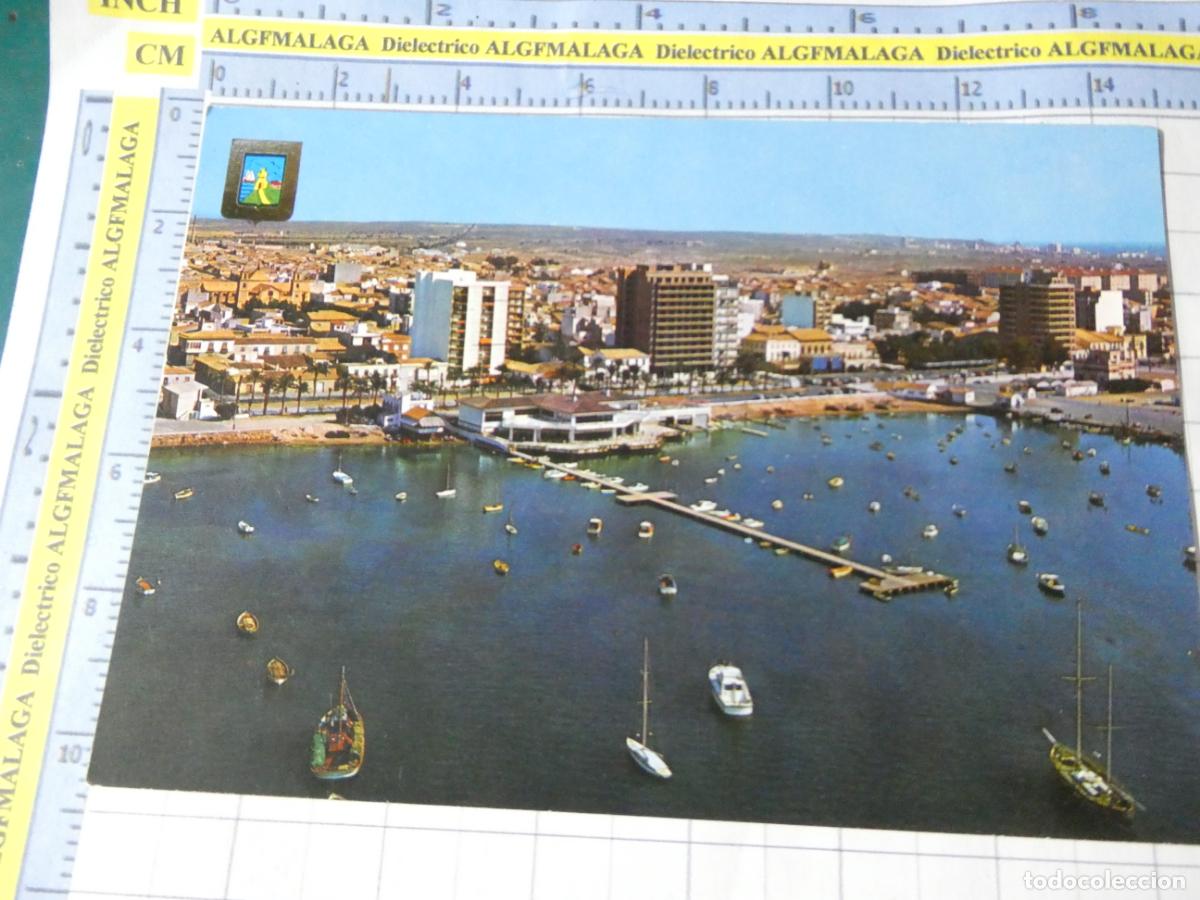 Postales: POSTAL DE ALICANTE. A&Ntilde;O 1970. TORREVIEJA VISTA AEREA 28 ESCUDO ORO. 2662