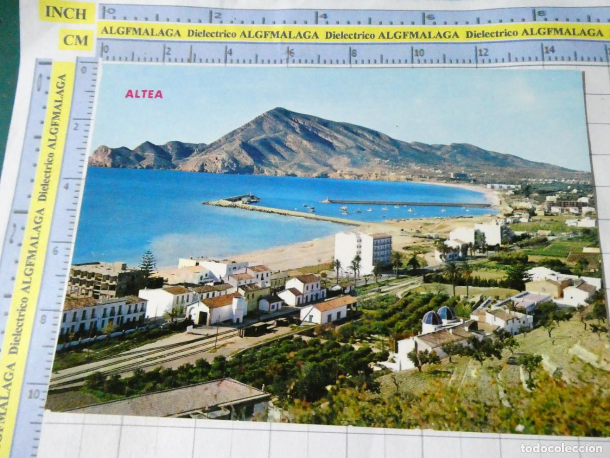 Postales: POSTAL DE ALICANTE. A&Ntilde;O 1965. ALTEA PANOR&Aacute;MICA PUERTO Y ALBIR 4 GALIANA. 2663