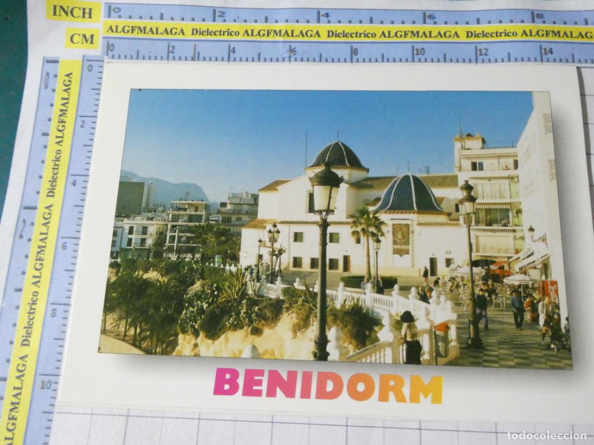 Postales: POSTAL DE ALICANTE. A&Ntilde;O 1995. BENIDORM PLAZA DE CASTELAR 83 GALIANA. 2666