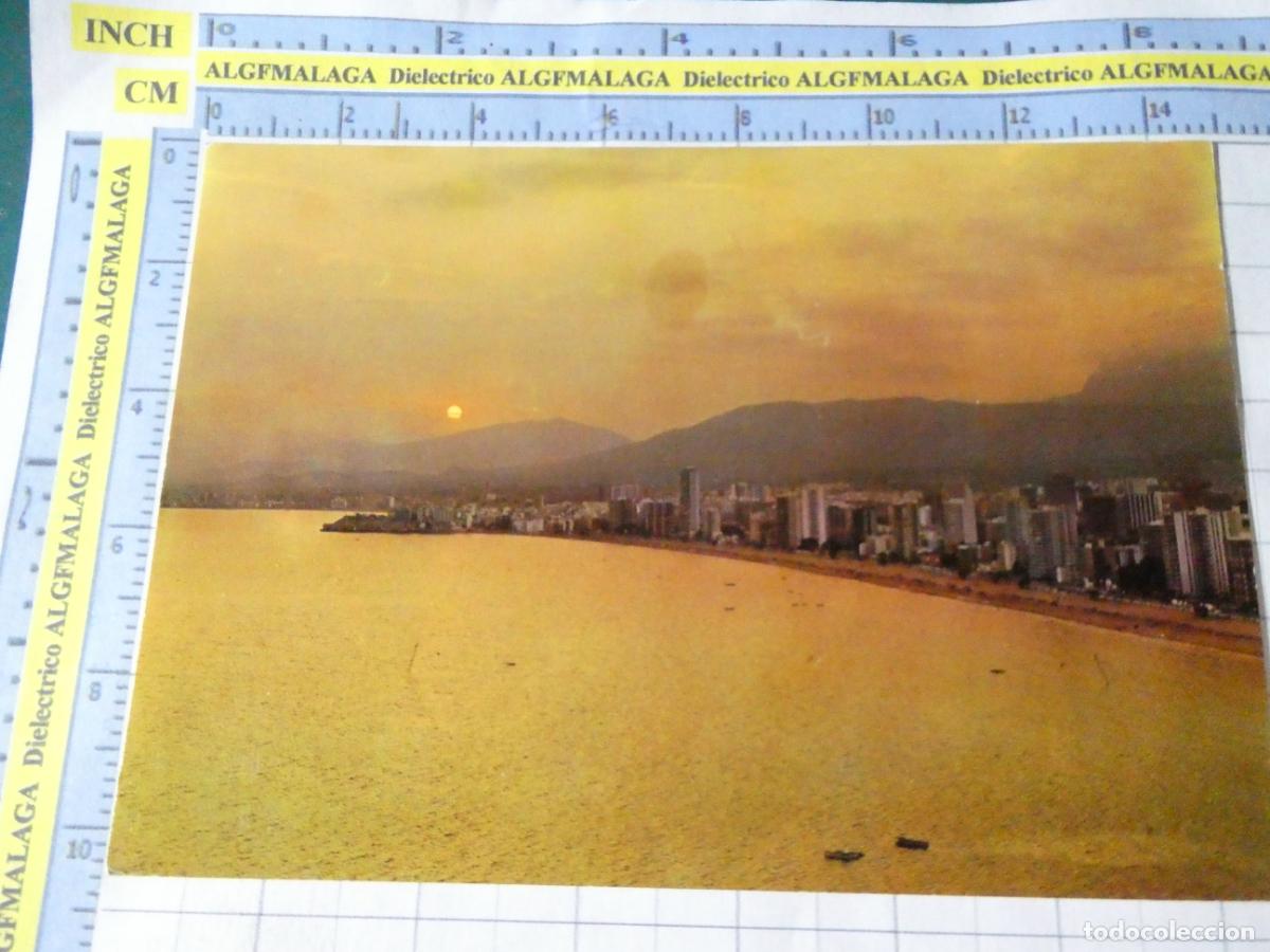 Postales: POSTAL DE ALICANTE. A&Ntilde;O 1973. BENIDORM PUESTA DE SOL 7007 VIPA. 2676