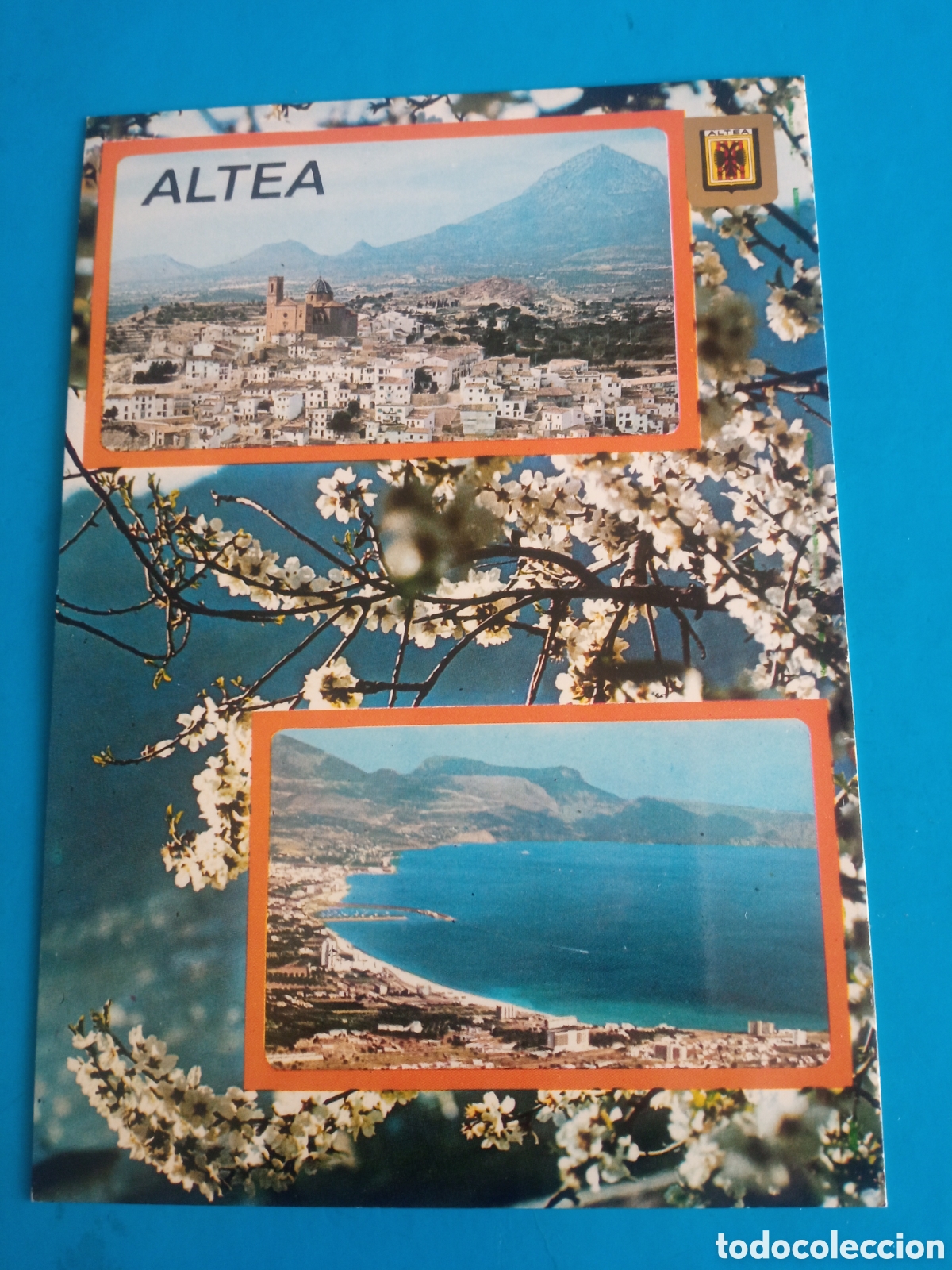 Postales: Antigua postal fotogr&aacute;fica, Vistas aereas de Altea(Alicante)