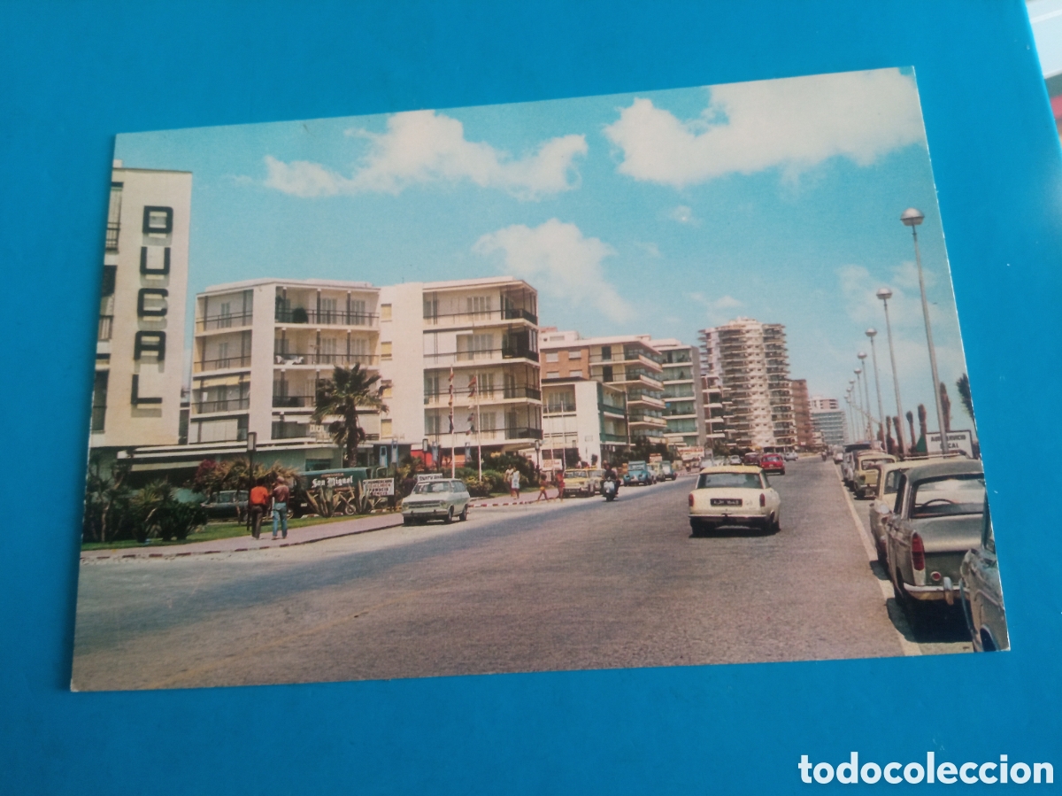Postales: Antigua postal fotogr&aacute;fica, Gandia, Apartamentos de la playa