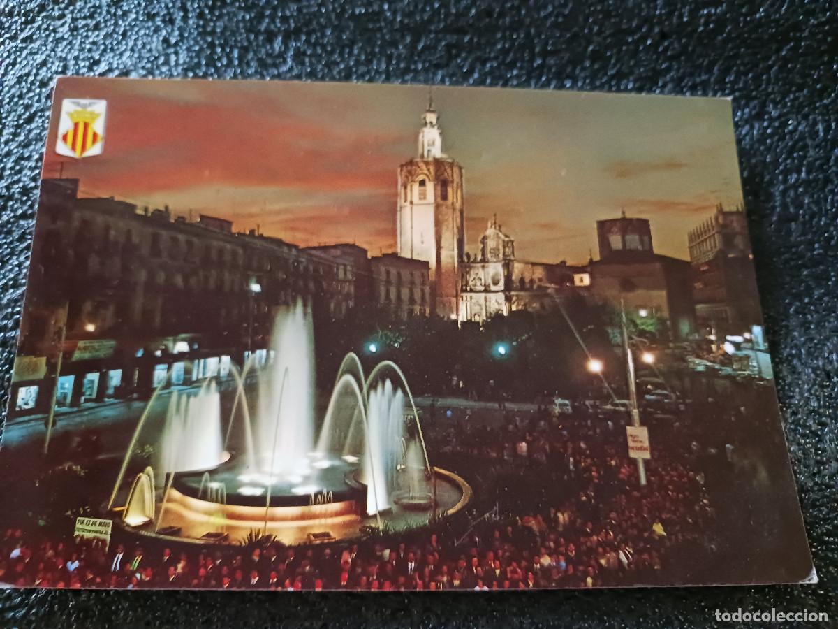 Postales: 381 valencia plaza de la reina de noche, ed. zerkowitz, escrita