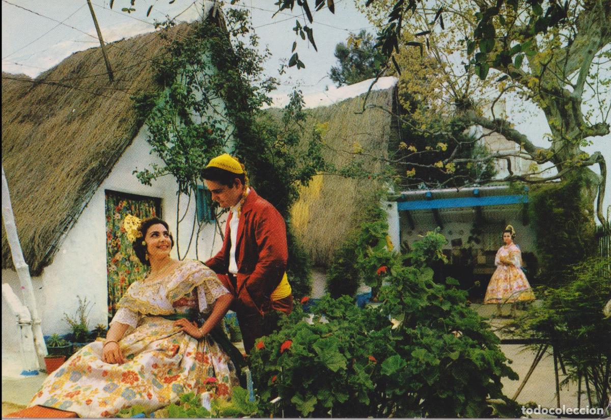 Postales: VALENCIA, IDILIO EN LA BARRACA - ZERKOWITZ SERIE 19 N&ordm;85 - CIRCULADA