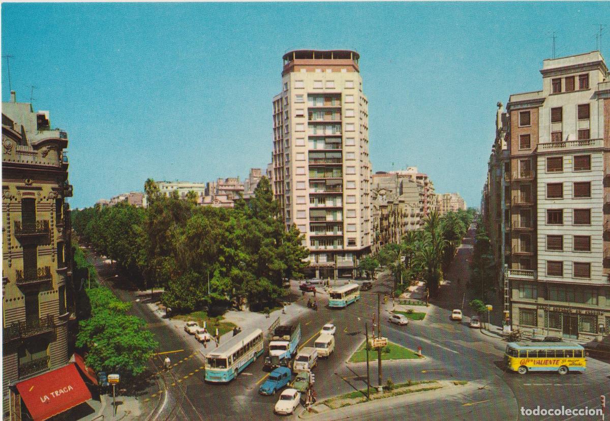 Postales: VALENCIA, GRAN VIA DEL MARQUES DEL TURIA Y AVDA. JOS&Eacute; ANTONIO - ZERKOWITZ SERIE 19 N&ordm;245 - S/C