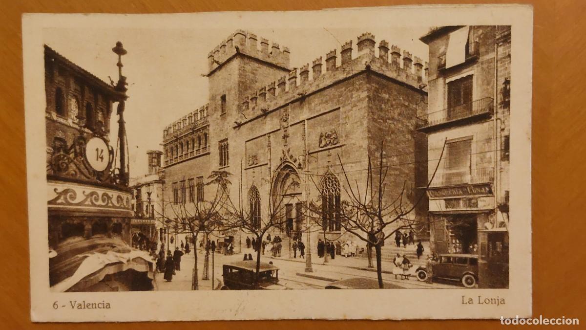 Postales: Valenci la Lonja a&ntilde;os 1930