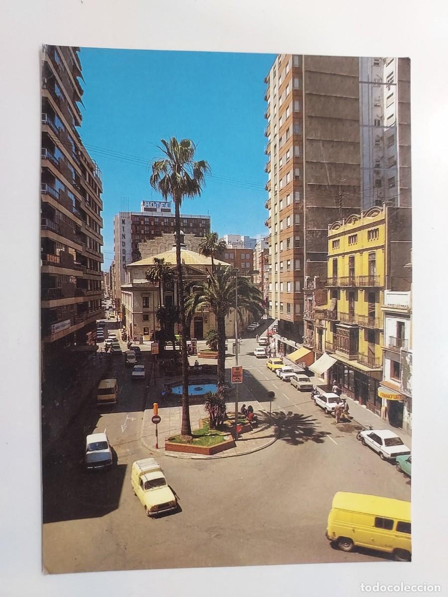 Postkarten: POSTAL CASTELLON DE LA PLANA PLAZA DE LA PAZ. CIRCULADA. NAVARRO