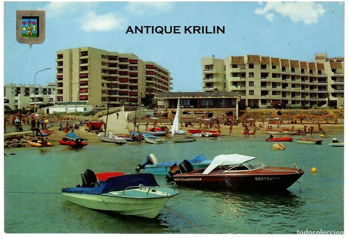 Postales: ALCALA DE CHIVERT N&ordm; 9 ALCOCEBER / URB. LAS FUENTES , CLUB NAUTICO / ESCUDO DE ORO /SIN FRANQUEAR