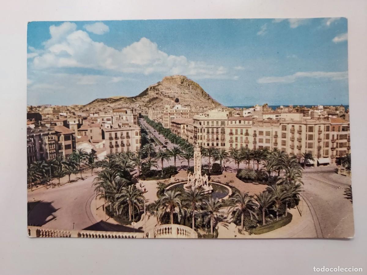 Cartes Postales: POSTAL ALICANTE AVENIDA DE ALFONSO EL SABIO. 1959. SIN CIRCULAR. JUQUEMO