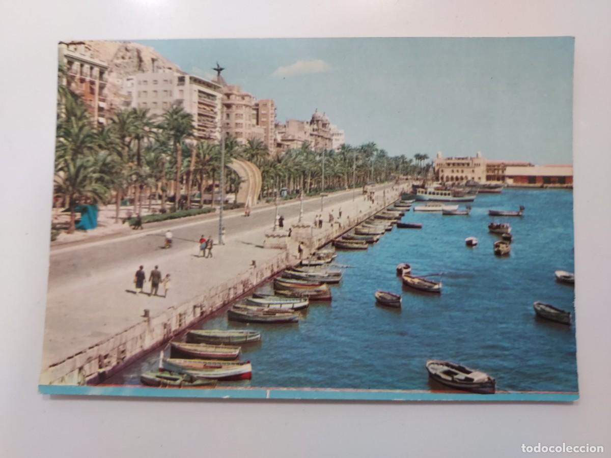 Cartes Postales: POSTAL ALICANTE PASEO MARITIMO. 1960. SIN CIRCULAR. MOLINA