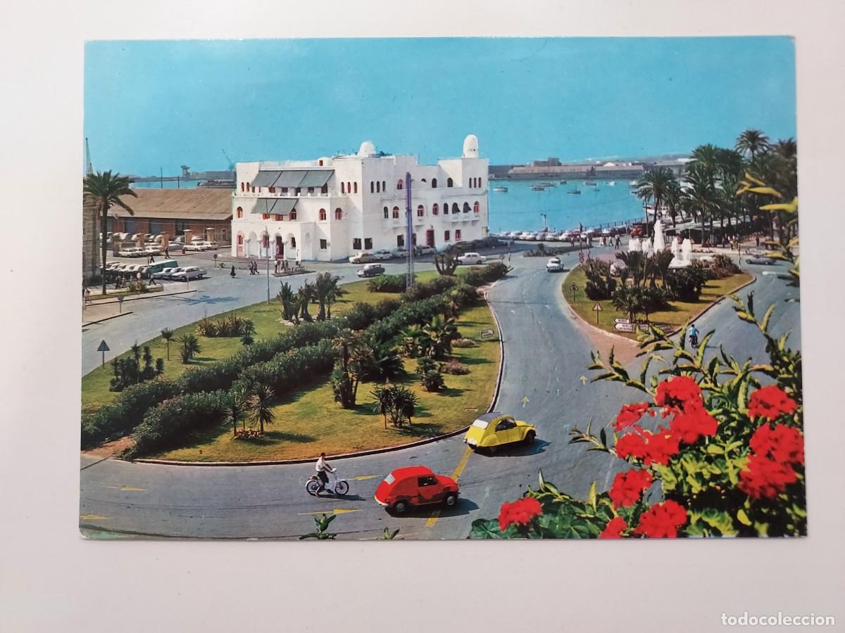 Cartes Postales: POSTAL ALICANTE PLAZA DEL MAR. 1970. SIN CIRCULAR. CITROEN 2CV SEAT 600