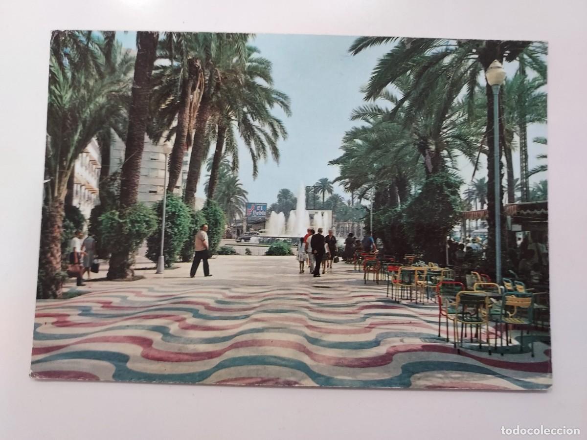 Postales: POSTAL ALICANTE EXPLANADA DE ESPA&Ntilde;A. 1963. CIRCULADA. CAMPA&Ntilde;A
