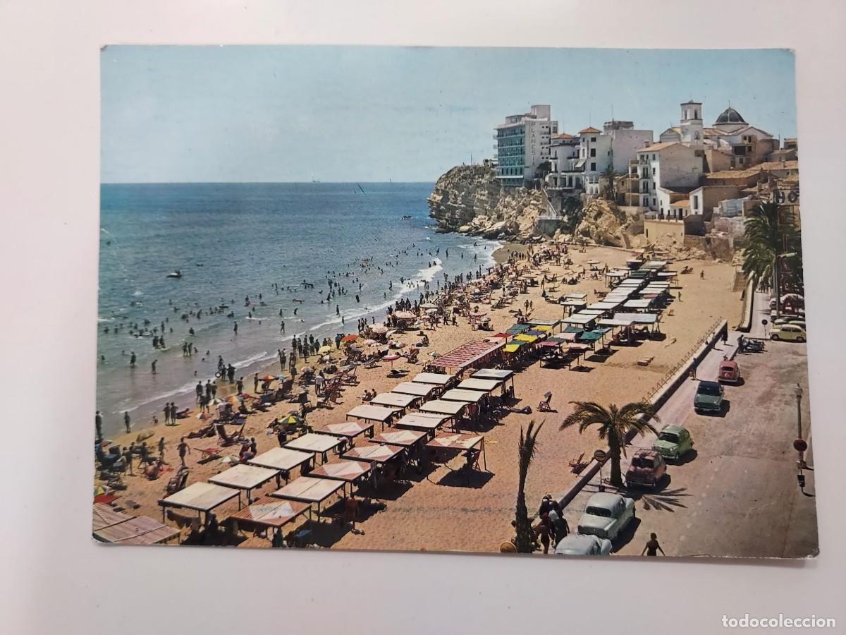 Postales: POSTAL BENIDORM PLAYA DE LEVANTE. 1962. SIN CIRCULAR