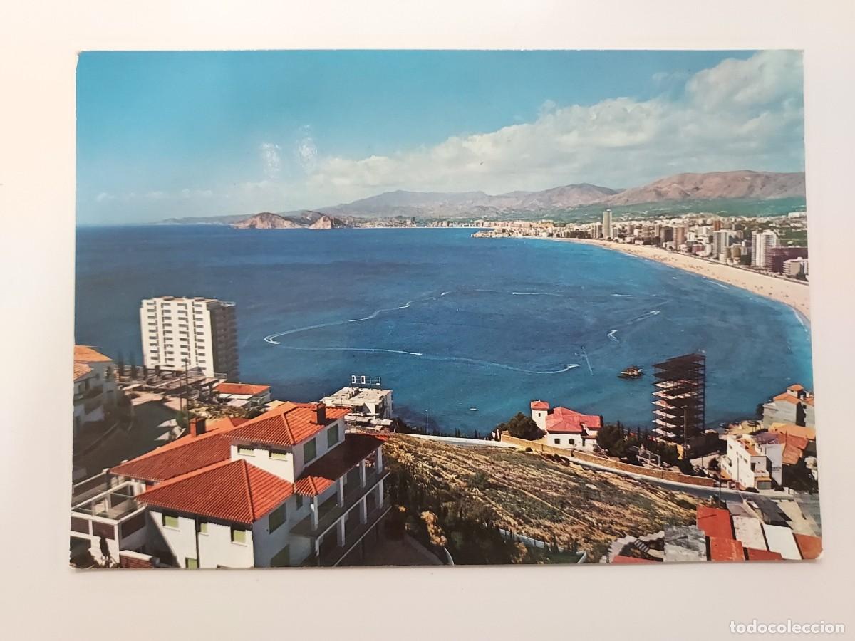 Postales: POSTAL BENIDORM VISTA GENERAL Y CABLE SKI. 1968. SIN CIRCULAR. ALICANTE