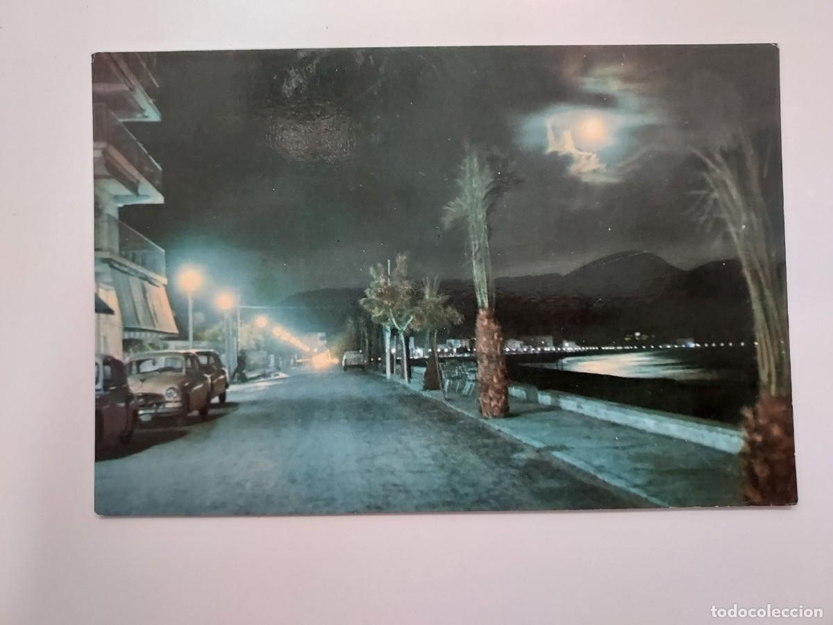 Postales: POSTAL BENIDORM PLAYA VISTA PARCIAL (NOCTURNA). 1960. ESCRITA. ALICANTE. 213