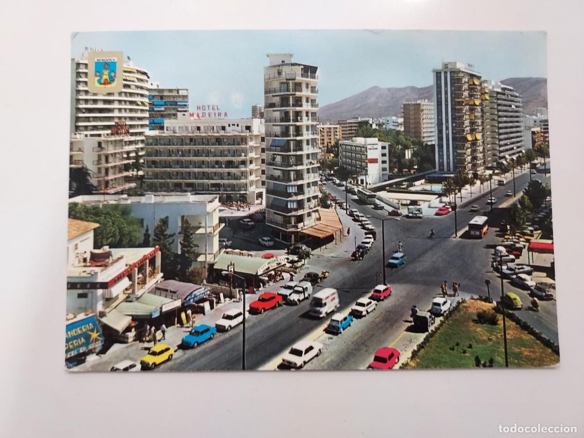 Postales: POSTAL BENIDORM PLAZA TRIANGULAR. 1972. CIRCULADA. ALICANTE