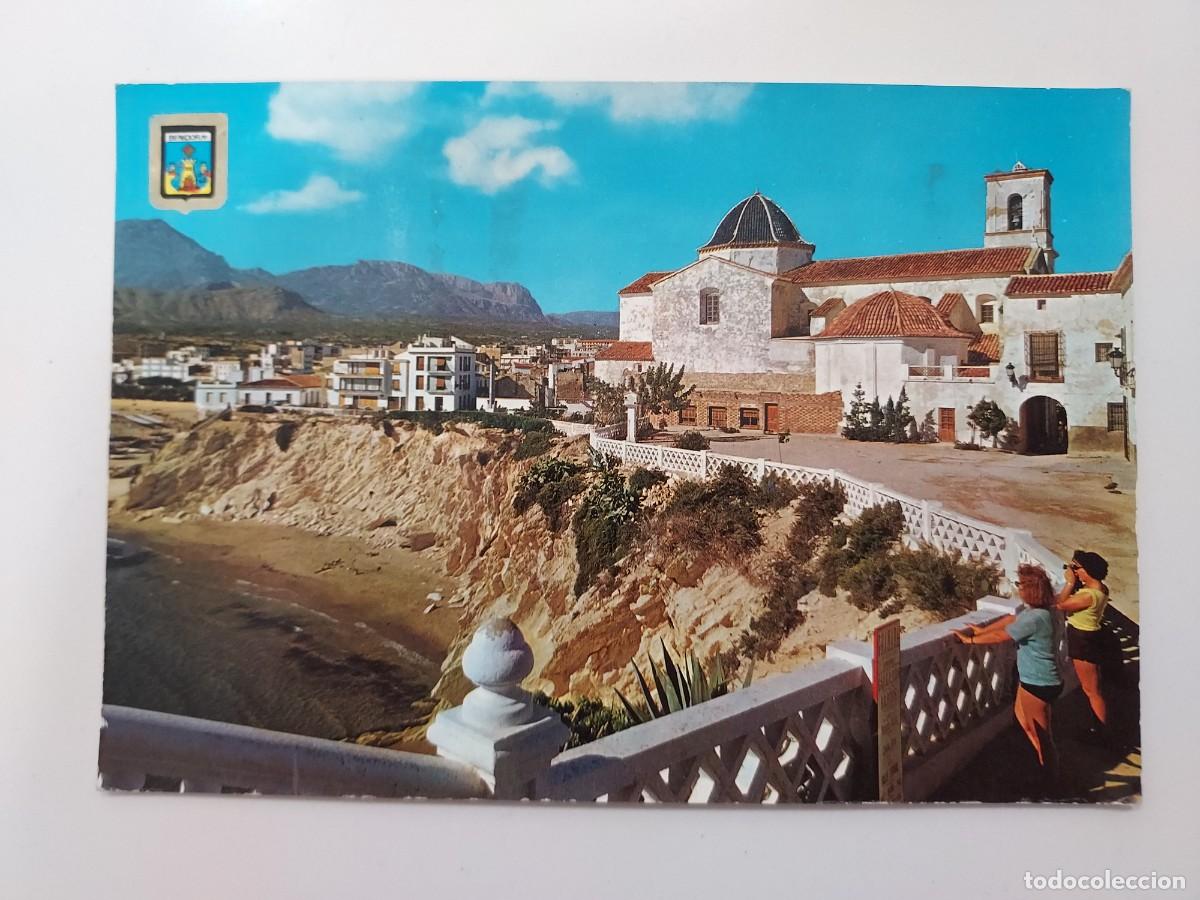 Postales: POSTAL BENIDORM CASTILLO E IGLESIA. 1964. CIRCULADA. ALICANTE