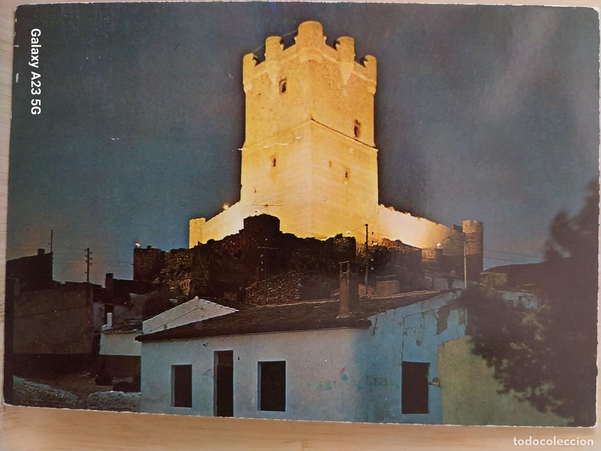 Postales: VILLENA CASTILLO ED ARRIBAS 2011 CIRCULADA NOCTURNA ILUMINADA