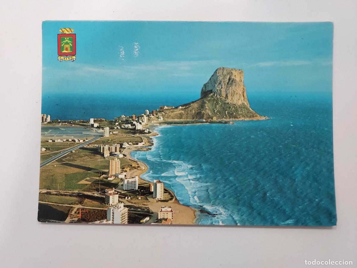 Postales: POSTAL CALPE AMANECER EN EL PE&Ntilde;ON DE IFACH. 1970. ESCRITA. ALICANTE