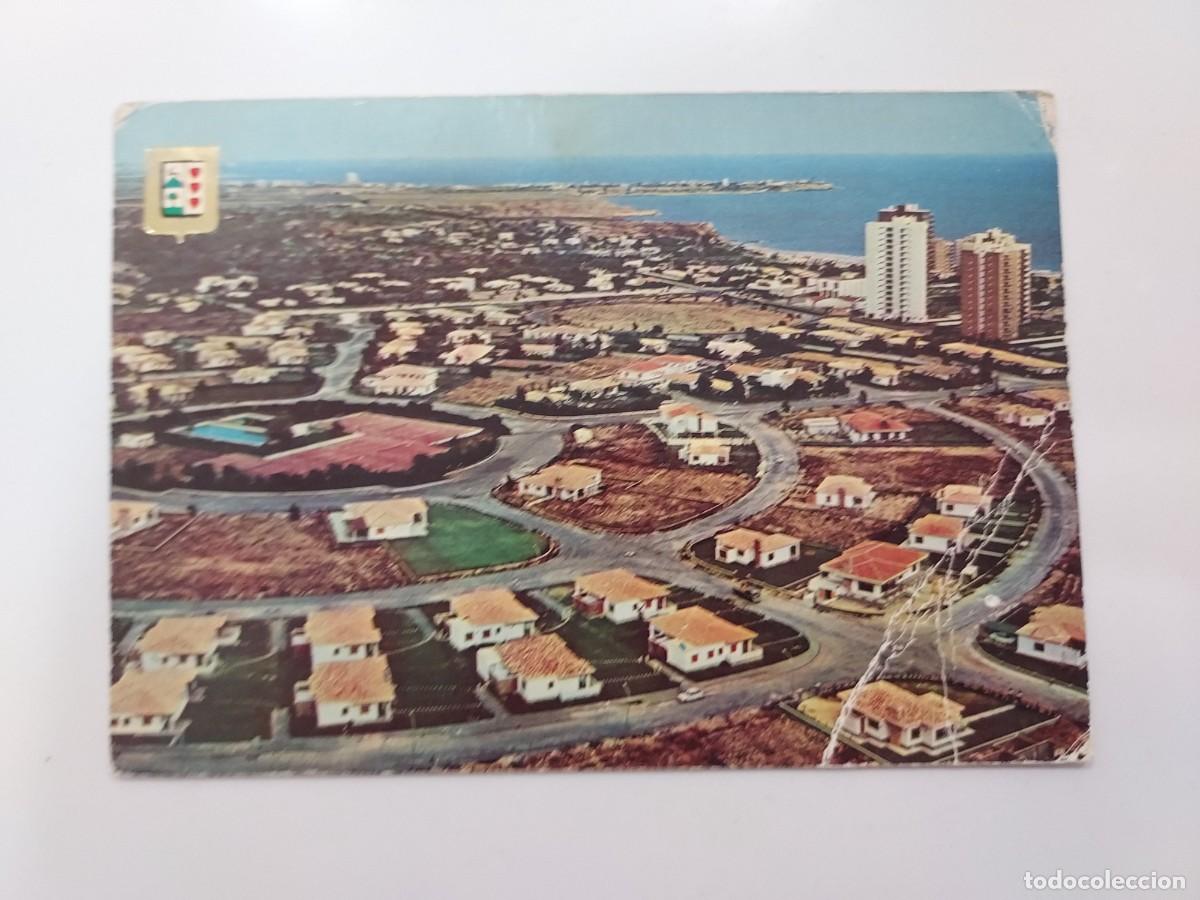 Postales: POSTAL DEHESA DE CAMPOAMOR VISTA AEREA. 1975. CIRCULADA. ALICANTE. SUBIRATS 18