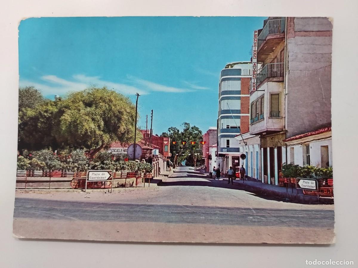 Postales: POSTAL GUARDAMAR DEL SEGURA CARRETERA GENERAL DE LA PLAYA. CIRCULADA. ALICANTE. KIOSKO MORA 3