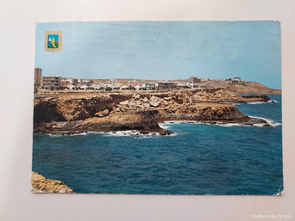 Postales: POSTAL TORREVIEJA TORREJON ACANTILADOS. 1972. CIRCULADA. ALICANTE