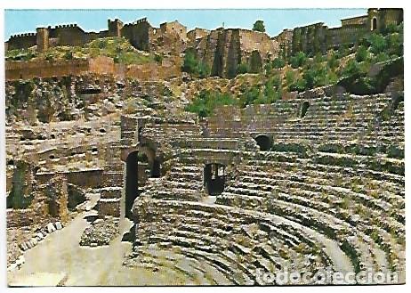 Postales: RUINAS DEL TEATRO ROMANO - ROMAN THEATRE, RUINS.- SAGUNTO