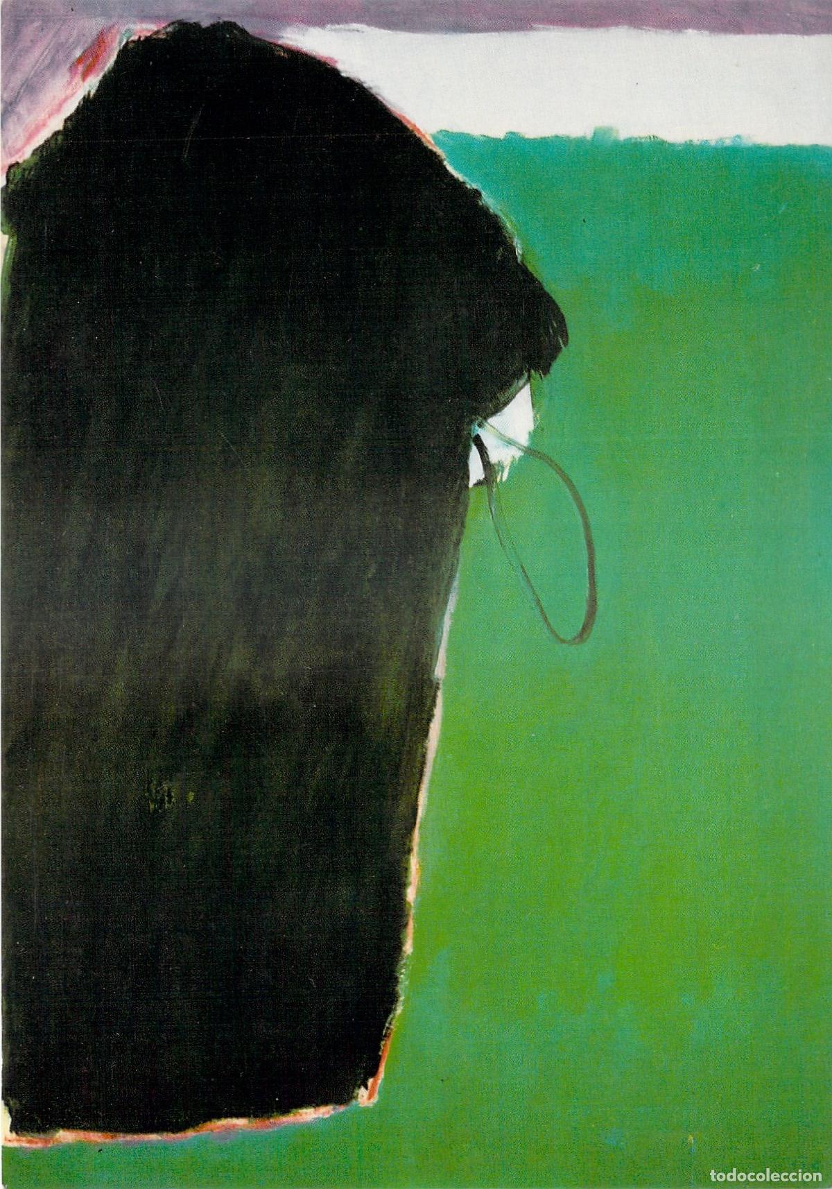 Postales: Postal de invitaci&oacute;n a la exposici&oacute;n de &oacute;leos de Jos&eacute; Guerrero en Valencia