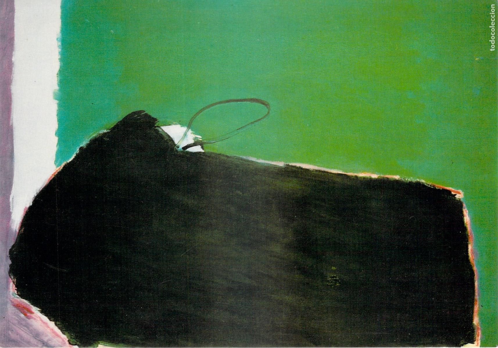 Postales: Postal de invitaci&oacute;n a la exposici&oacute;n de &oacute;leos de Jos&eacute; Guerrero en Valencia