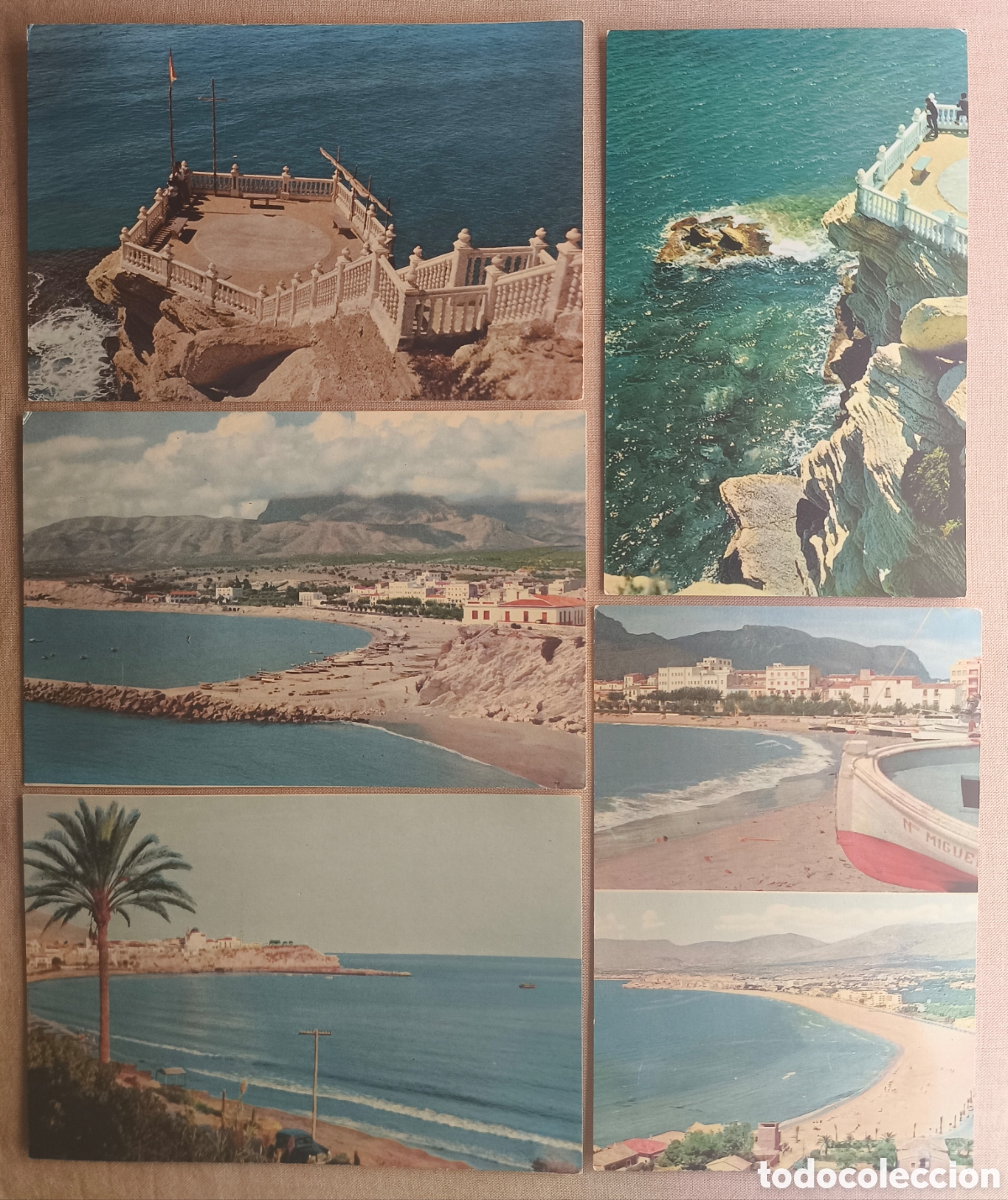 Postales: BENIDORM POSTAL A COLOR LOTE 5 ALACANT ALICANTE C. 1965
