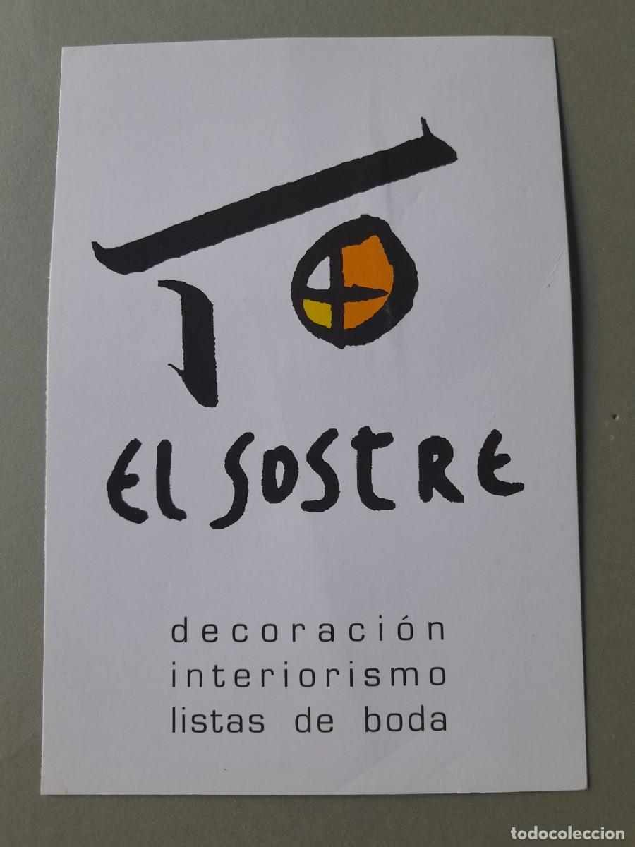 Postales: Postal publicidad el sostre, decoraci&oacute;n interiorismo listas de boda, benidorm a&ntilde;o 2000 aprox