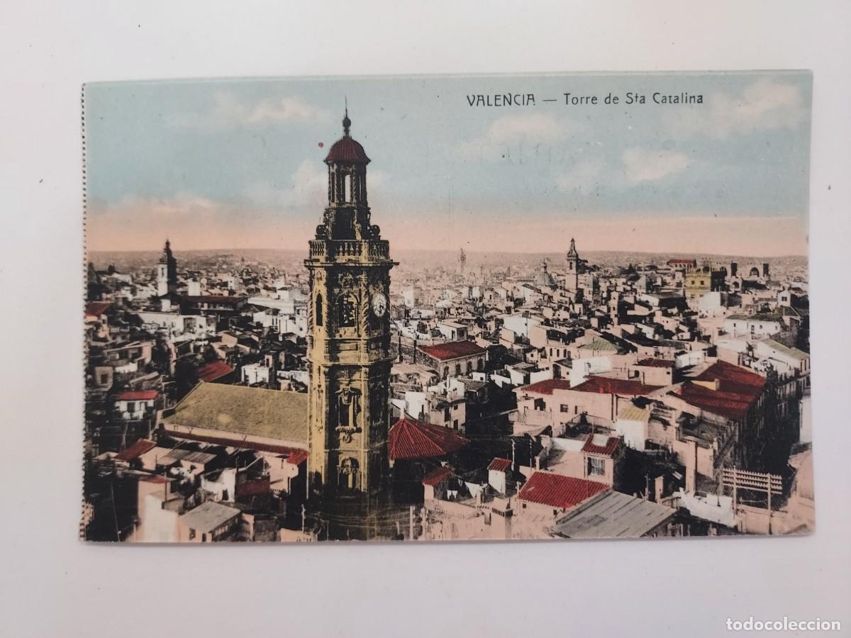 Postales: POSTAL VALENCIA TORRE DE STA CATALINA. SIN CIRCULAR. CA. 1920. ANTIGUA COLOREADA