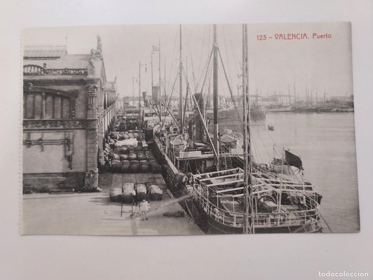 Postales: POSTAL VALENCIA PUERTO. S/C. CA. 1920. THOMAS