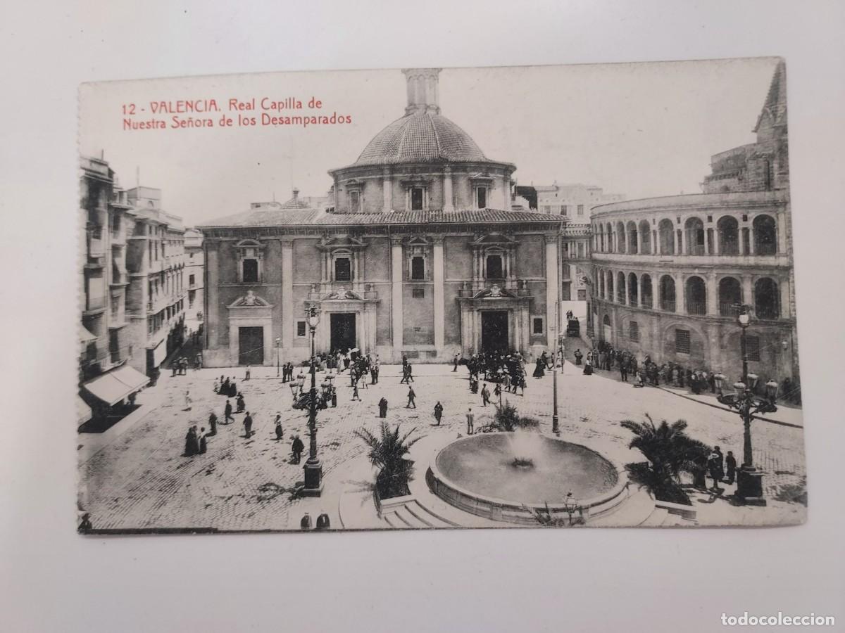 Postales: POSTAL VALENCIA REAL CAPILLA NUESTRA SE&Ntilde;ORA DE LOS DESAMPARADOS. ESCRITA CA. 1923. THOMAS