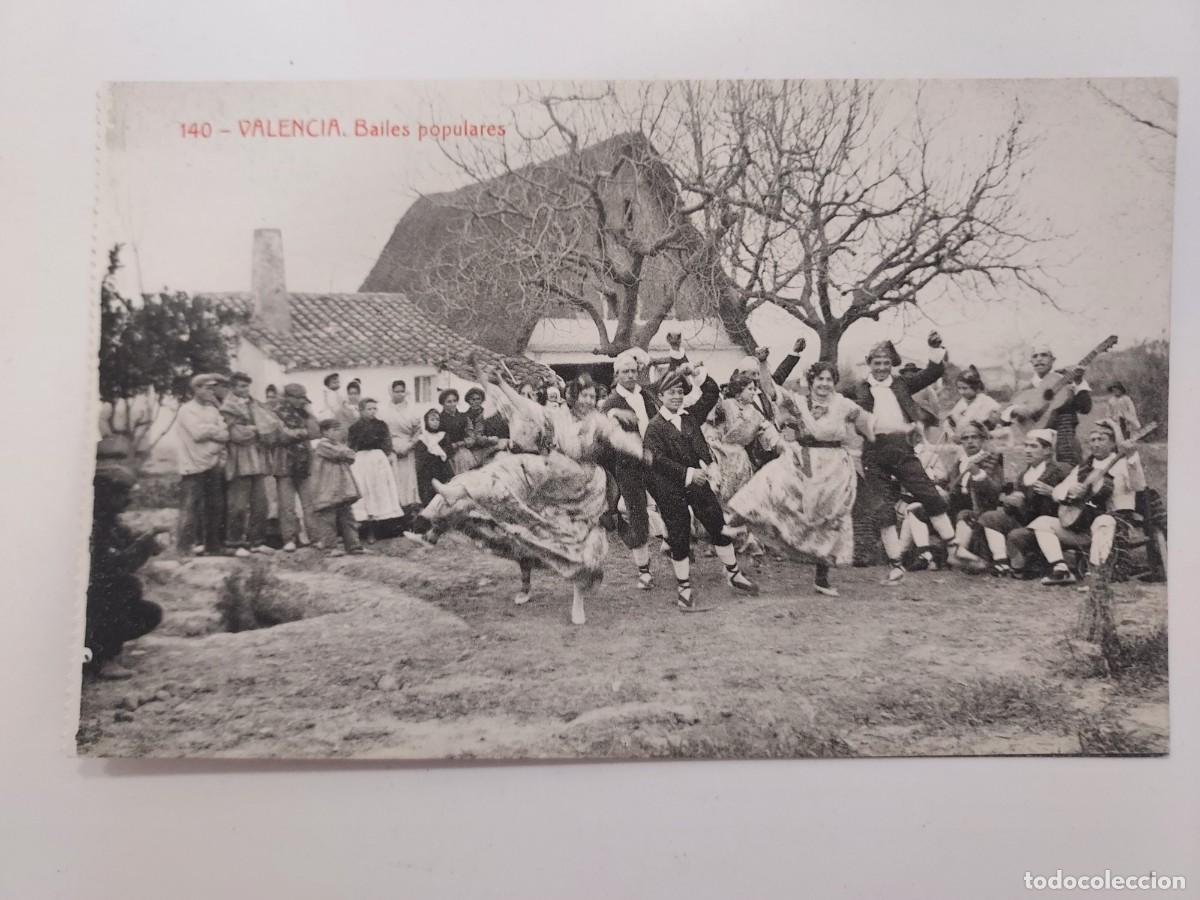 Postales: POSTAL VALENCIA BAILES POPULARES. S/C. CA. 1923. THOMAS
