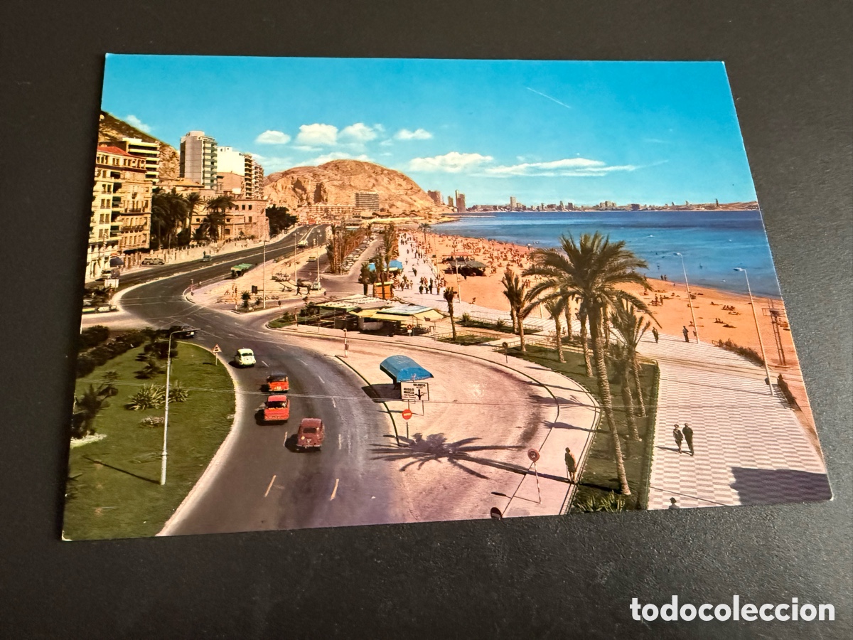 Postales: Postal. ALICANTE. Playa de Postiguet