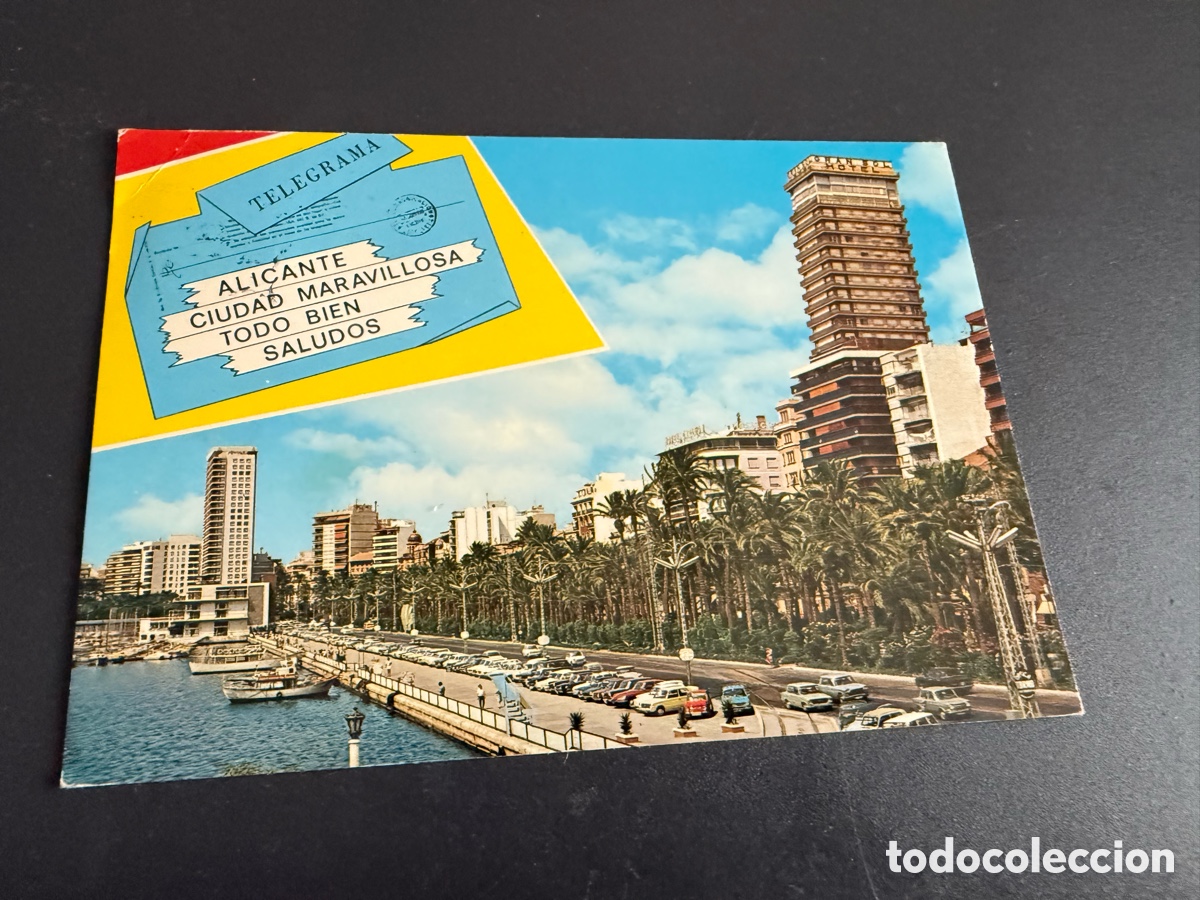 Postales: Postal ALICANTE. Explanada de Espa&ntilde;a y Puerto