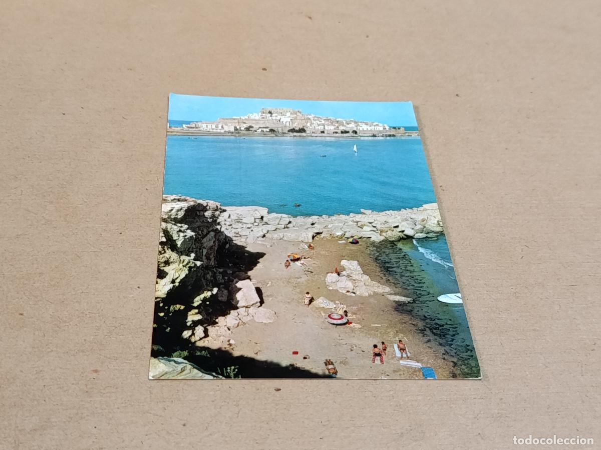 Postales: CASTELL&Oacute;N - POSTAL PE&Ntilde;&Iacute;SCOLA - PLAYA DE LAS VIUDES Y BAH&Iacute;A