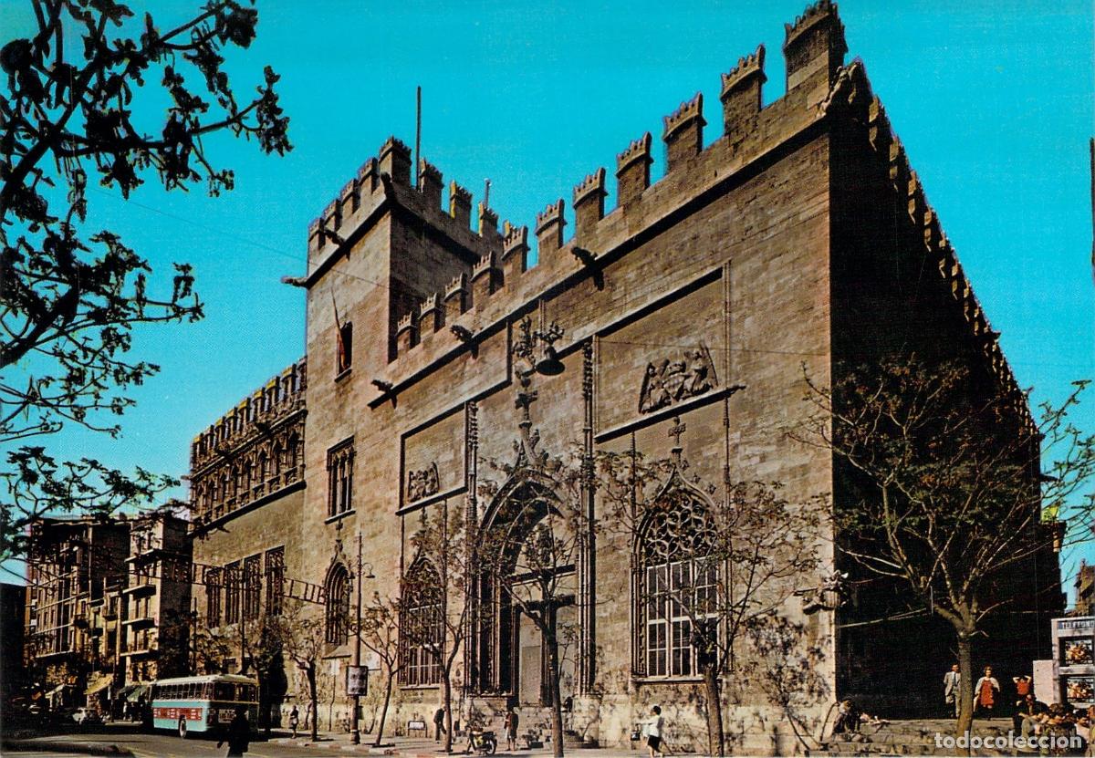 Postales: Postal de La Lonja en Valencia Espa&ntilde;a