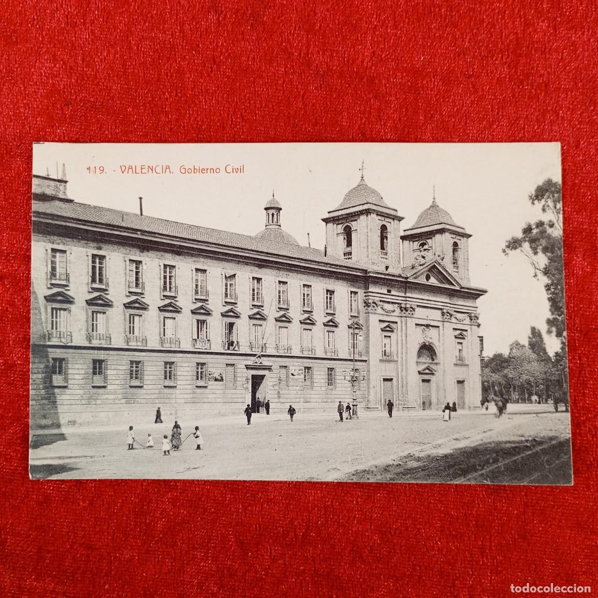Postales: POSTAL - VALENCIA - GOBIERNO CIVIL - 119 - THOMAS - RAR&Iacute;SIMA / 963
